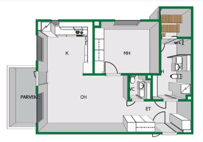 Northern Lights Apartment Рованиеми Экстерьер фото